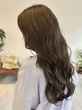 マッシュ チャヤマチ(MASHU chayamachi) 柔らか透明感カラー/ブリーチなし/オリーブブラウン/大阪梅田