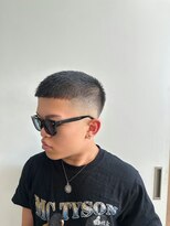 メンズサロン キング 枚方店(Men’s salon K!ng)&nbsp;ホワイトメッシュ/ツイスト/ツイスパ/パーマ/メンズ/眉毛