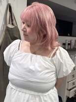 メゾン 心斎橋店(Maison)&nbsp;柔らかいピンクベージュ/ピンクカラー/ブリーチ/心斎橋