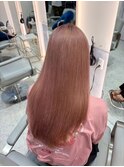 美髪＊エアリーロング＊ピンクベージュ＊髪質改善＊Zina札幌