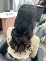 ジエクト カナウ(The Ect canow) コテ巻き風パーマ/無重力/チャコールグレー/オリーブグリーン