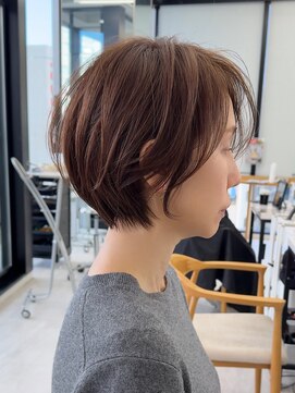 ビューナゴヤ 名駅(VIEW NAGOYA) ショート/オリーブカラー/髪質改善/白髪ぼかし/小顔
