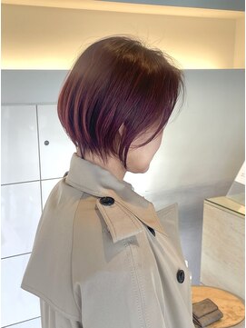 シベルバレー 横浜(sibell) ショートボブ前髪なしボブミニボブ顔周りレイヤーカット