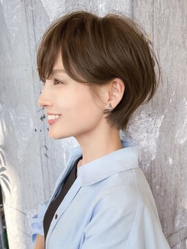 ロビー 表参道(ROBBY) ショートヘア/分け目なし/イメチェン/30代40代50代60代/表参道