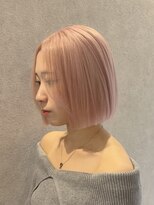 コト 福井大和田店(coto) 福井/大和田/ホワイトピンク/ボブ/ダブルカラー/ハイトーンボブ