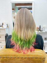 グラスペディア(graspedia) ハイトーン/デザインカラー/ミルクティベージュ/ライムグリーン