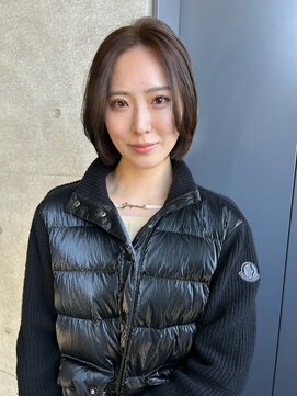 ネスト(NEST) 柔らかブラウンの上品ボブ