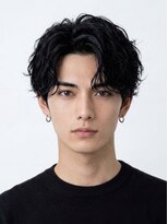 バーシャミ 博多(Baciami)&nbsp;黒髪×波巻きスパイラル・センターパート