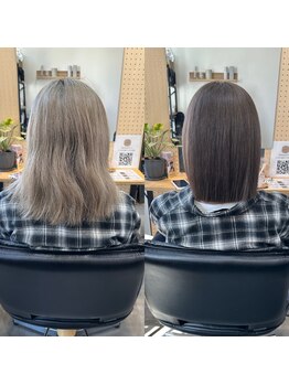 ウム(UMU)の写真/【パサつき・広がりを過去のものに】上質な艶と手触りを叶える。髪質改善トリートメントで扱いやすい美髪に