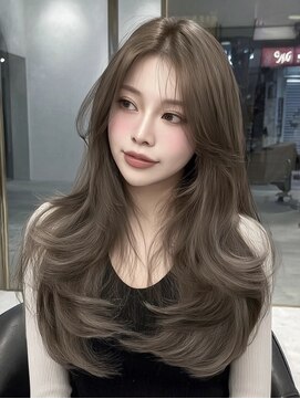 ノイズオオサカ 天王寺店(NOISM OSAKA) 韓国風レイヤーカット/ロングレイヤー/ハッシュカット/10代20代