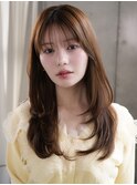 ☆デジタルパーマコテ巻き風パーマレイヤーカット韓国ヘア小顔