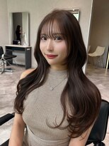 リアン バイ キートス(Lien by kiitos)&nbsp;シースルーバング×低めレイヤーのくびれヘア