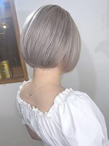 ブレイズヘアー(BLAZEhair)&nbsp;【透け感カラー】ホワイトミルクティグレージュ×ブリーチ３回