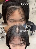 マーシュ 梅田(marshu) 前髪の生えぐせ気になる方必見!クロスパーマ♪