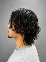 イフ ヘアーサロン(if... hair salon)&nbsp;波打ちスパイラルでつくる、大人の色気ミディアムスタイル