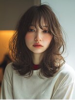 ダル 渋谷/表参道(DAL.)&nbsp;レイヤーカット/ハッシュカット/ダークアッシュ/ブラウン