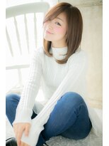 モッズ ヘア 福岡姪浜店(mod's hair)&nbsp;うざバングがPOINT♪透明感☆ストレート