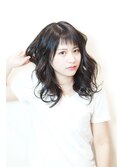 大人かわいいカジュアルカールスタイル【eclat】