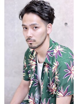 カシュカシュ(cache cache) ☆cacheメンズオールバックパーマSTYLE