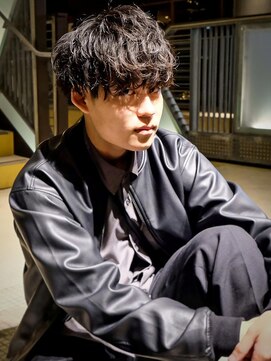 グロウ 天神店(growth) 無造作×緩スパイラルマッシュ