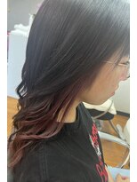 のぶえ美容室&nbsp;ベリーピンクベージュ