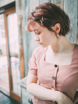 美容室チック 大島店(chic) くせ毛風ミニボブ［大島/大島駅］