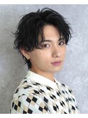 ツーブロック束感流行モテる人気ツイスパセンターパート