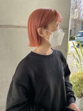 ムード タテマチ(mood tatemachi) タッセルボブ×チェリーカラー