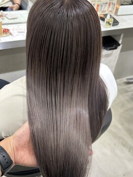 ヴィオットバイサロン(Viot by Salon) 【片山】前髪マチルダボブピンクベージュツヤ髪