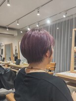 クラップス 上大岡(CLAPS)&nbsp;コンパクトショート/ピンクグレージュ/【1ブリーチ】