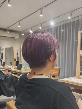 クラップス 上大岡(CLAPS) コンパクトショート/ピンクグレージュ/【1ブリーチ】