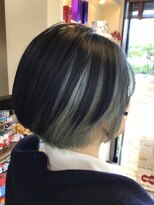 ヘアプロデュース ムース(Hair Produce MU SU) アンブレラカラー（グレー×ミズイロ）