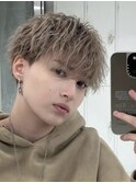 前下がりツイスパマッシュ