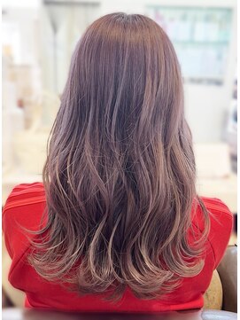 ウェーヴ アズシュガー 浜松佐藤店(wave as sugar) チェリーブラウン×くびれヘア