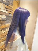 夏のイメチェン☆デザインカラー☆バイオレットカラー☆