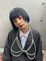 スタイル スマート サロン(STYLE smart salon)&nbsp;ブルーとブラックのデザインカラー