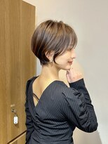 イオエ(ioe)&nbsp;デザインカラー/グランマッシュ/暗めカラー/ミディアムヘア