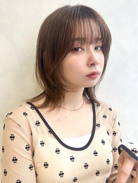 トゥルーズ 梅田店(TLUUS) 【TLUUSダークパープルミルクブラウンナチュラルショート】