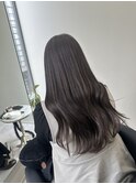自然になじむ◎ダークブラウンで大人のツヤ髪に♪