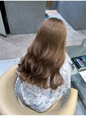  柔らか透明感◎ミルクティーベージュ