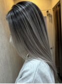 【LUXEN】グレーバレイヤージュ