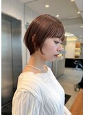 ショートカットショートヘアコンパクトショートボブ丸みショート