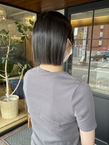 ヘア プロデュース キュオン(hair produce CUEON.)&nbsp;軽めbob×シアーブラック