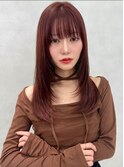 03縮毛矯正レイヤーカット/ワンカール/小顔カット