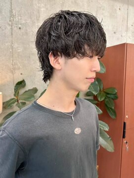 ノエ(noe) サーフカール/スパイキーショート/ブルーブラック/栄c22