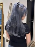 透明感ブルーシルバー