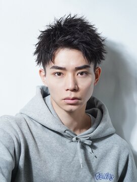 アルファ 新宿(alpha) 【alpha 新宿】刈り上げ×スパイキーショート