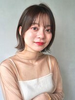 セミディ薄めバング愛され20代30代40代◎イメチェンうる艶髪