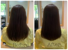 【髪質改善水素ストレート 】★before&after★
