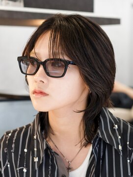 アンサー 渋谷(ANSWER) メンズミディアム　メンズボブ　毛流れスパイラル